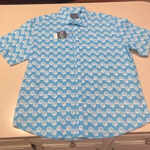 Men’s Charleston Threads short sleeve button down  NWT XL